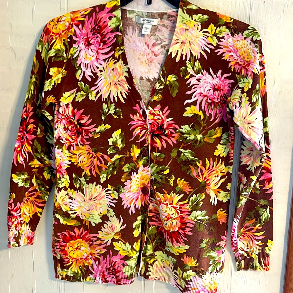 LIZ CLAIBORNE Sweater Petite Med